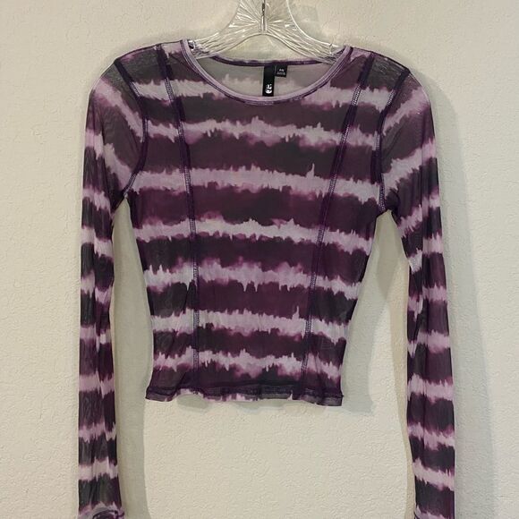 Purple Mesh Garage Long Slueeve - Picture 5 of 10